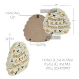 Honey Bees & Flowers Please Bee Hive Wall Sign-Lange General Store