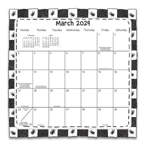 I Love You, Sister 2024 Calendar – Lange General Store