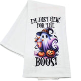 I'm Just Here For the Boos Flour Sack Towel-Lange General Store