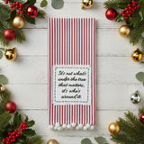 It's Who's Around It Patch Stripe Dishtowel-Lange General Store