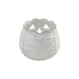 Jack-O-Lantern Candle Holders Antique White-Lange General Store