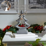 Jinglewood Distressed Grey Wooden Trees-Lange General Store