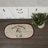 Jolly Ole Santa Braided Rug - 17" x 36"-Lange General Store