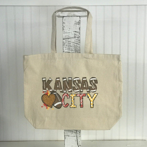 Kansas City Football Tote Bag-Lange General Store
