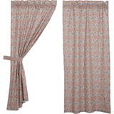 Kaila Floral Short Panel Curtains-Lange General Store