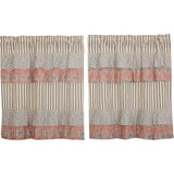 Kayley Ticking Blue Ruffled Tiers-Lange General Store