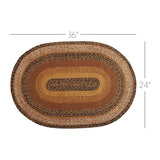 Kettlehurst Collection Braided Rugs - Oval