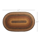Kettlehurst Collection Braided Rugs - Oval