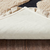 Kettlehurst Primitive Cotton Bath Mat with Ruffled Edge-Lange General Store