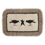 Kettlehurst Primitive Cotton Bath Mat with Ruffled Edge-Lange General Store