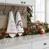 Kingle Chenille Ho Ho Ho Tea Towel Set-Lange General Store