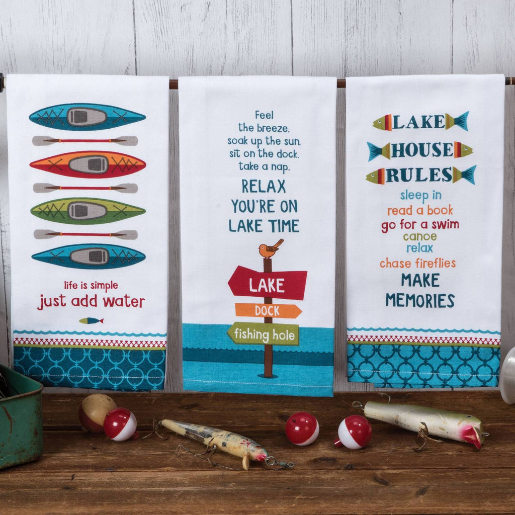 Lake Life Tea Towels