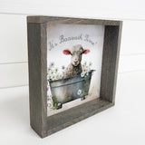 Lamb Bath Time Sign 11x11-Lange General Store
