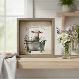 Lamb Bath Time Sign 11x11-Lange General Store