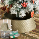 Lattice Metal Tree Collar Antique Gold 24"-Lange General Store