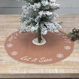 Let it Snow Tree Skirt-Lange General Store