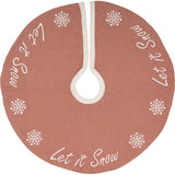 Let it Snow Tree Skirt-Lange General Store