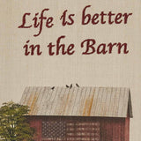 Life In The Barn Dishtowel-Lange General Store