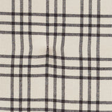 Linen & Black Plaid Chair Pad-Lange General Store