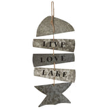 Live Love Lake Galvanized Sign-Lange General Store