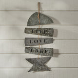 Live Love Lake Galvanized Sign-Lange General Store