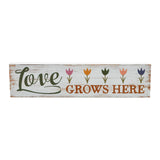 Love Grows Here Tulips Wall Sign-Lange General Store