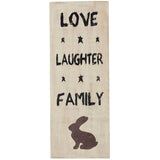 Love Laughter Family Wooden Sign-Lange General Store