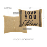 Love You More Pillow-Lange General Store