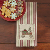 MERRY Striped Dishtowel-Lange General Store
