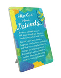 Magnet With Easel Back - Why God Made Friends...-Lange General Store