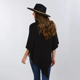 Margo Poncho - Black-Lange General Store