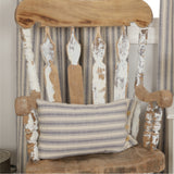 Market Place Blue Fabric Pillow Cover 12"x21"-Lange General Store