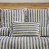 Market Place Blue Fabric Pillow Cover 12"x21"-Lange General Store