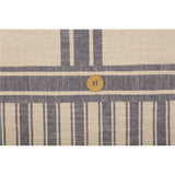 Market Place Blue Stripe Shower Curtain-Lange General Store