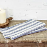 Market Place Blue Ticking Stripe Tablemat Set of 2-Lange General Store