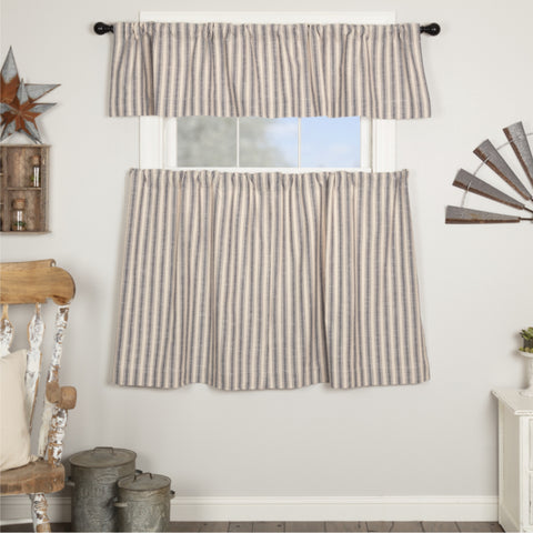 Market Place Blue Ticking Stripe Tiers-Lange General Store
