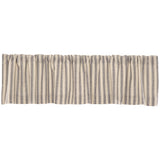 Market Place Blue Ticking Stripe Valance-Lange General Store