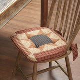 Mayzie Patchwok Chair Pad-Lange General Store