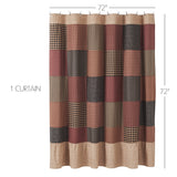 Mayzie Patchwork Shower Curtain