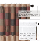 Mayzie Patchwork Shower Curtain