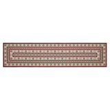 Medallion Burgundy Tan Jacquard Indoor/Outdoor Rug Collection - Rectangle-Lange General Store