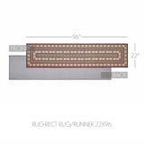 Medallion Burgundy Tan Jacquard Indoor/Outdoor Rug Collection - Rectangle-Lange General Store