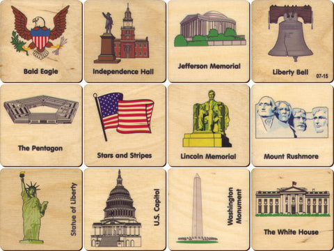 Memory Tiles - American Icons-Lange General Store