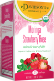 Moringa Strawberry Rose Organic Tea 25 Bag Box-Lange General Store