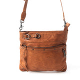 Morrisville Brown Leather Shoulder Bag-Lange General Store