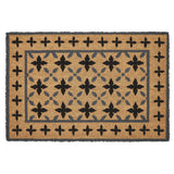Mosaic Black Grey Door Mats-Lange General Store