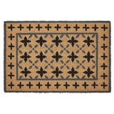 Mosaic Black Grey Door Mats-Lange General Store