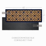 Mosaic Blue Door Mats-Lange General Store
