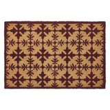 Mosaic Burgundy Door Mats-Lange General Store