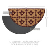Mosaic Burgundy Door Mats-Lange General Store